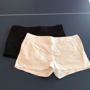Lot of 2 Express Shorts. Side zip. Size 4